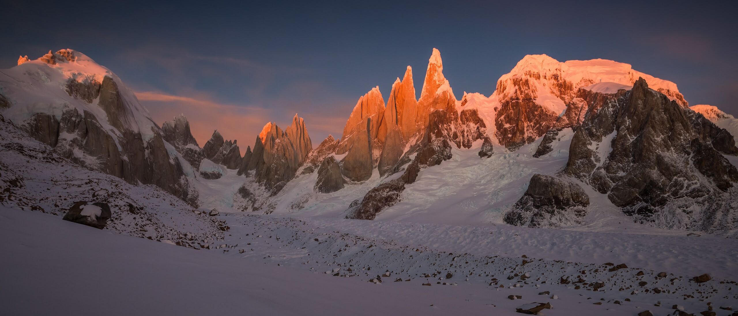 Cerro Torre seen from Circo de los Altares