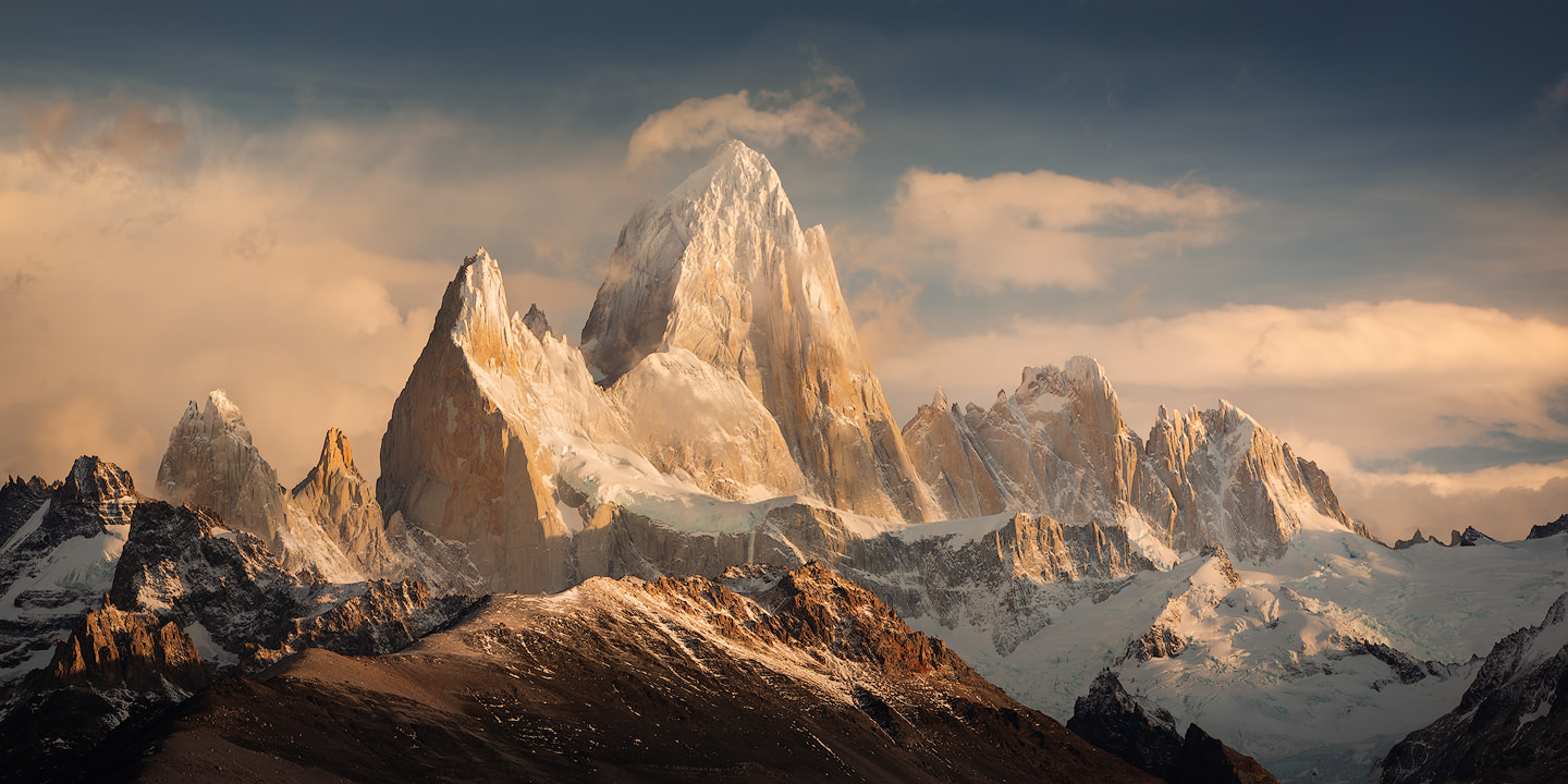 Winter in Patagonia - Fitz Roy on early July morning.